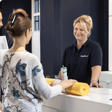 Beratung im Seeger Sanitätshaus